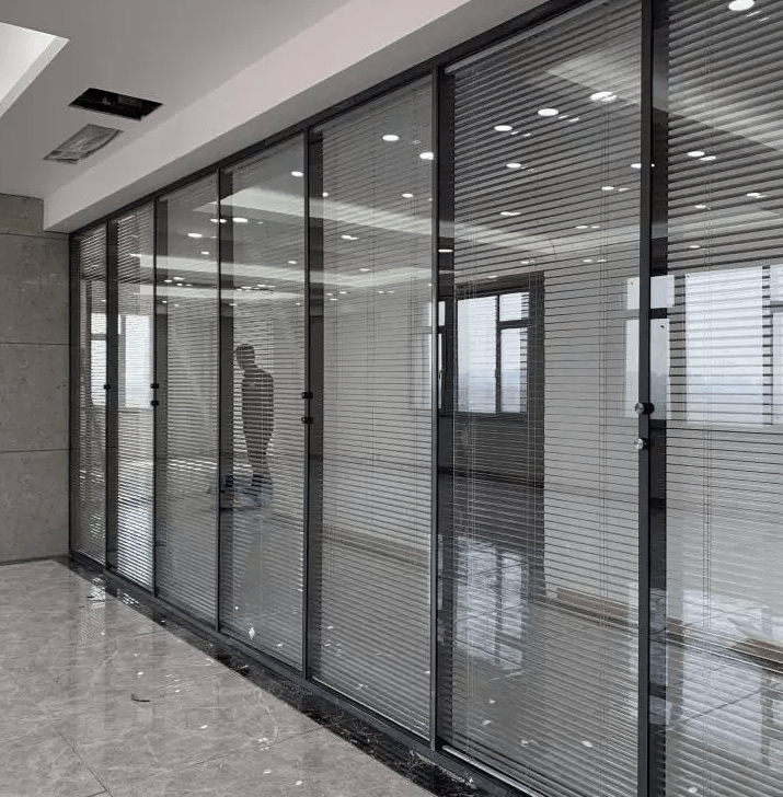 Aluminium Frame Glass Wall Partition