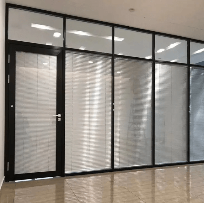 aluminum frame glass wall system