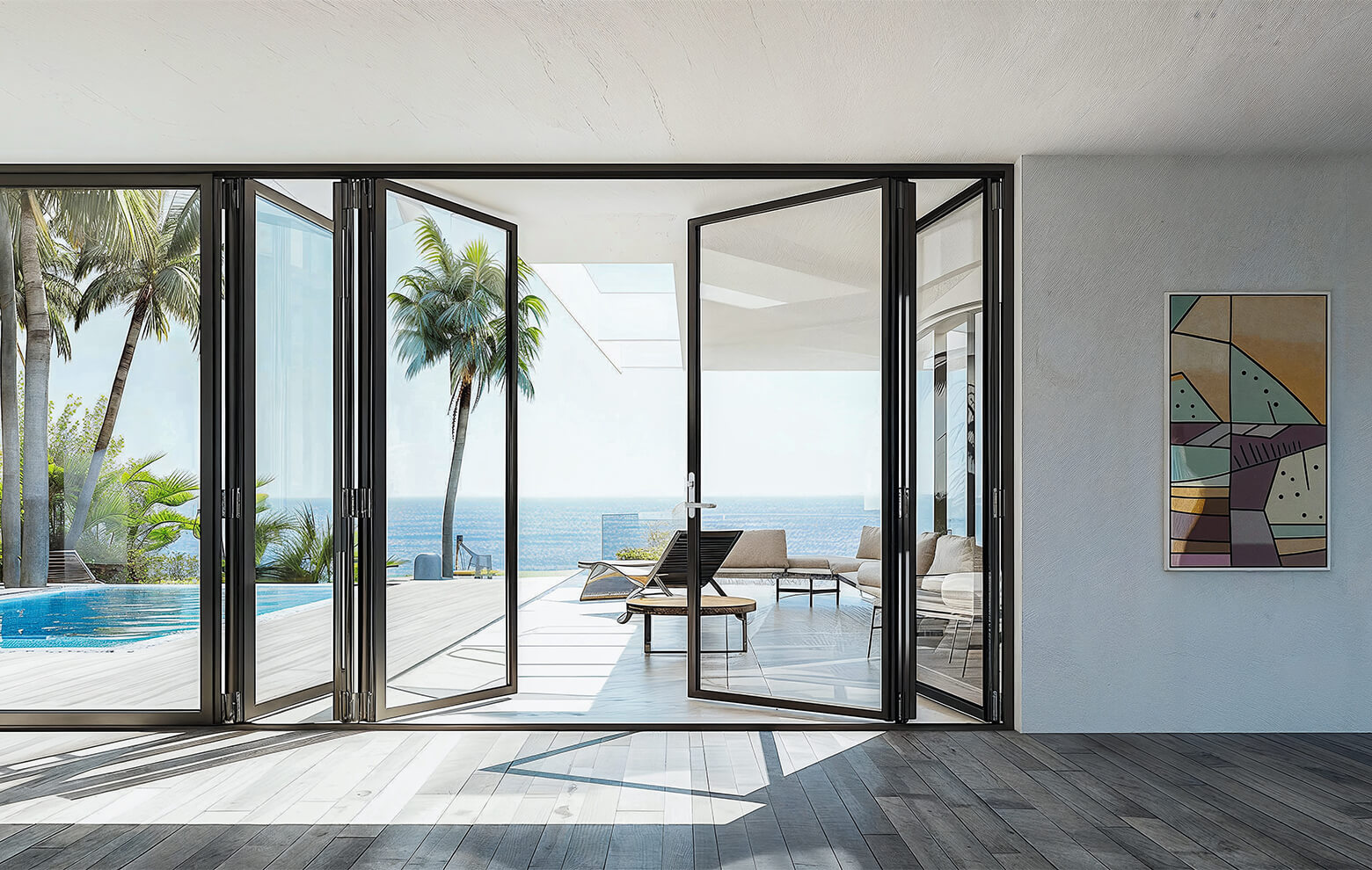 modern doors & windows aluminium profiles