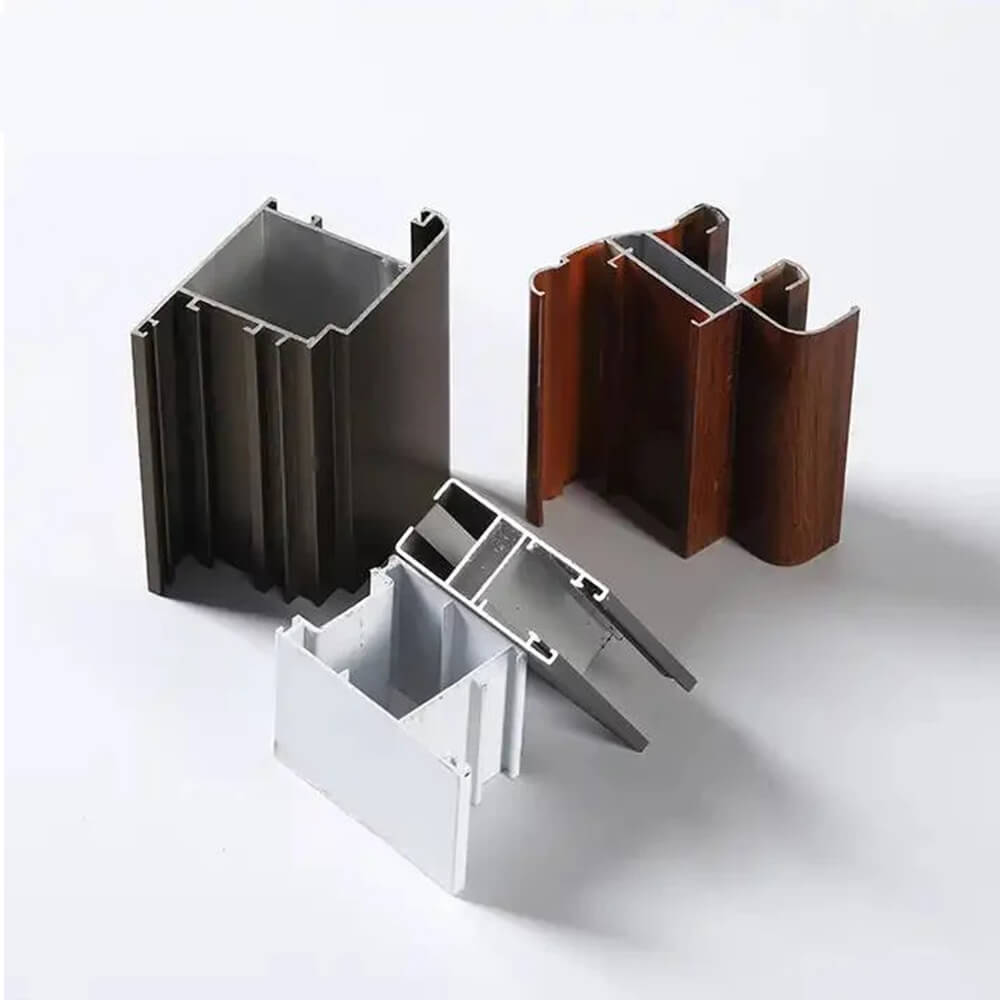 aluminium curtain wall section